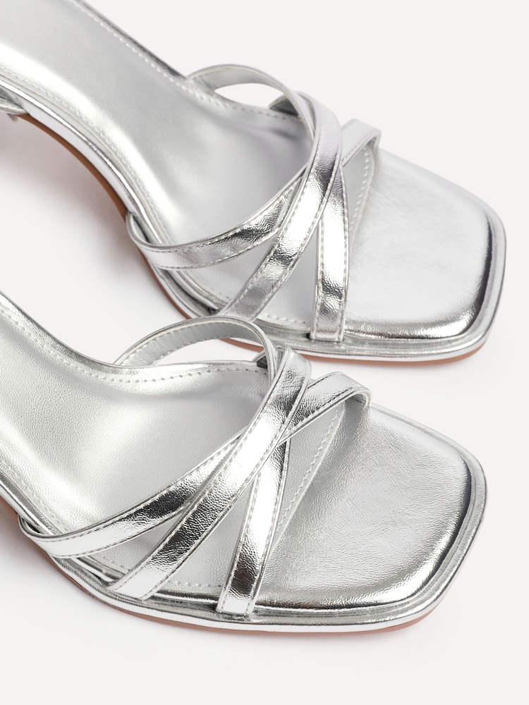 Silber - Linzi Faro Strappy Heeled Sandals - Bild 5 von 5 Silber - Linzi Faro Strappy Heeled Sandals - Bild 5 von 5