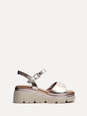 Linzi Pink Nyla Front Strap Platform Sandals - Image 2 of 5