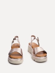 Linzi Pink Nyla Front Strap Platform Sandals - Image 3 of 5