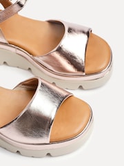 Linzi Pink Nyla Front Strap Platform Sandals - Image 5 of 5