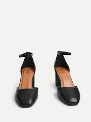 Linzi Black Sydney Square Toe Court Heels - Image 3 of 5