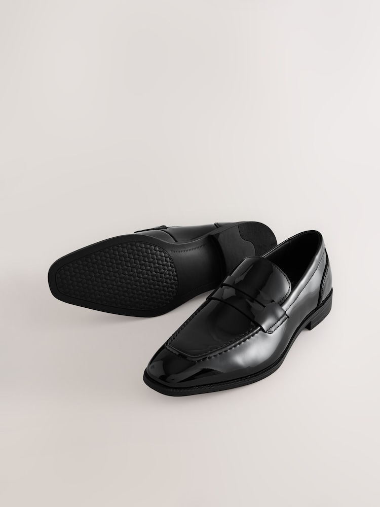 Black Patent Loafers - Image 3 of 5