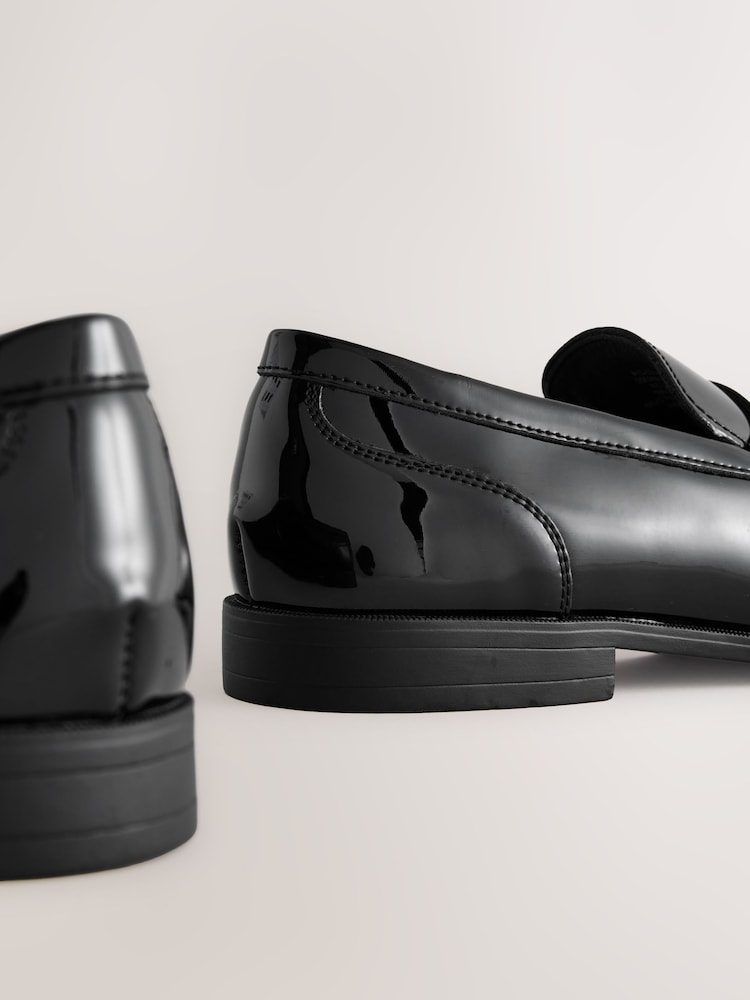 Black Patent Loafers - Image 4 of 5