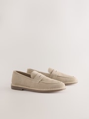 Stone Suede Casual Loafers - Image 1 of 5