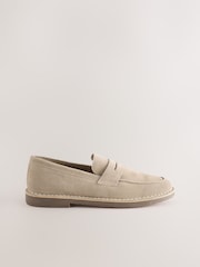 Stone Suede Casual Loafers - Image 2 of 5