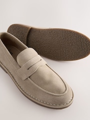 Stone Suede Casual Loafers - Image 3 of 5