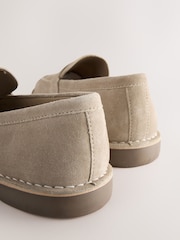 Stone Suede Casual Loafers - Image 5 of 5
