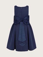 Monsoon Blue Molly Scuba Bow Bridesmaid Dress - Image 2 of 3