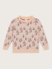 Monsoon Animal Print 100% Cotton Floral Print Jumper - Image 2 of 4