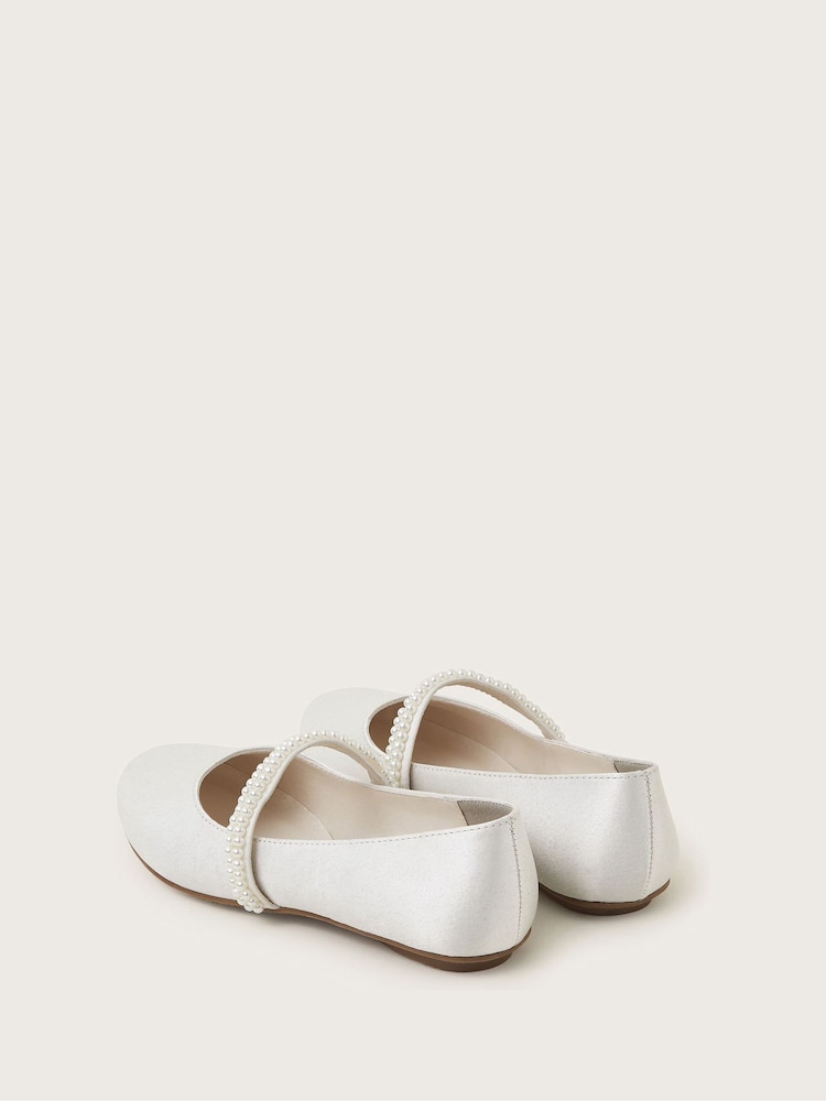 Monsoon Pearl Strap Ballet čevlji s plosko peto/brez pete - Slika 2 iz 3