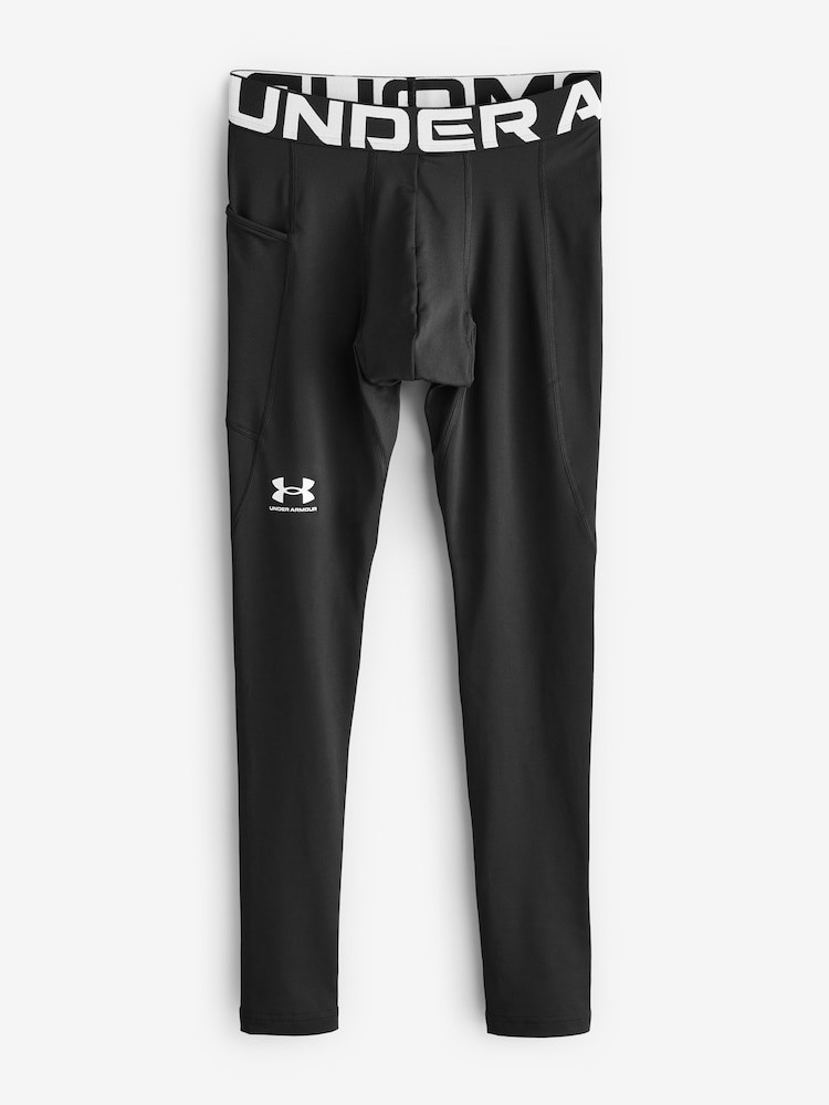 Under Armour Black Mens Base Layer Leggings - Image 4 of 4