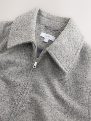 Grey Coatigan Bomber Jacket - Image 7 of 8