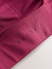Burgundy Red Active Cross Back Bra - Image 8 of 8