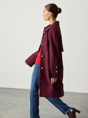 Berry Red Dolly Coat - Image 1 of 10