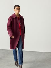 Berry Red Dolly Coat - Image 2 of 10