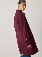 Berry Red Dolly Coat - Image 4 of 10