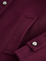 Berry Red Dolly Coat - Image 7 of 10
