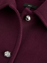 Berry Red Dolly Coat - Image 8 of 10
