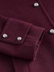 Berry Red Dolly Coat - Image 9 of 10