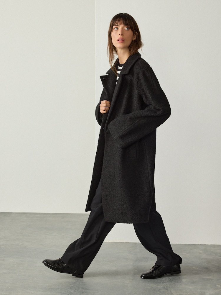 Black Revere Button Up Coatigan - Image 1 of 8