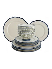 Laura Ashley Green 12 Piece Hedingham Collectables Dinner Set - Image 3 of 3
