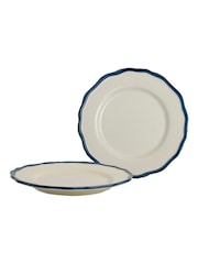 Laura Ashley Blue Set of 2 Hedingham 21cm Side Plates - Image 3 of 3