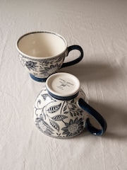 Laura Ashley Set of 2 Blue Hedingham Large Mugs - Image 2 of 3
