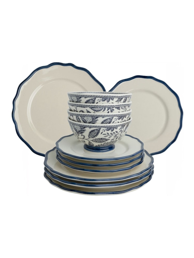 Laura Ashley Blue 12 Piece Hedingham Collectables Dinner Set - Image 3 of 3