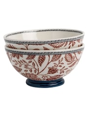 Laura Ashley Set of 2 Terracotta Hedingham Bowls - Image 3 of 3