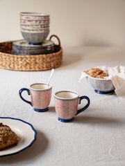 Laura Ashley Set of 2 Terracotta Edwin Small Mugs - Image 1 of 3