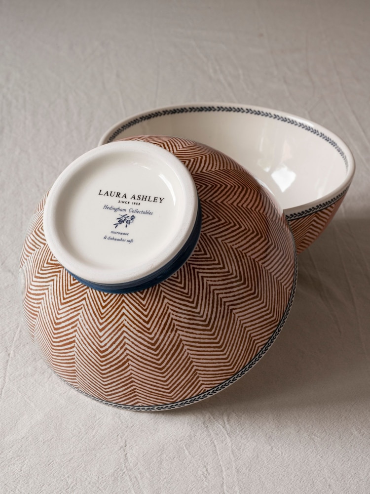 Laura Ashley Set of 2 Terracotta Edwin Bowls - Image 2 of 3