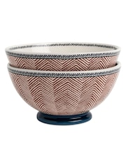 Laura Ashley Set of 2 Terracotta Edwin Bowls - Image 3 of 3