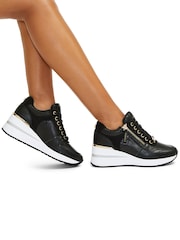 Carvela High Rise Wedge Trainers - Image 1 of 5