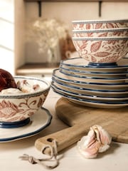 Laura Ashley Terracotta 12 Piece Hedingham Collectables Dinner Set - Image 1 of 3