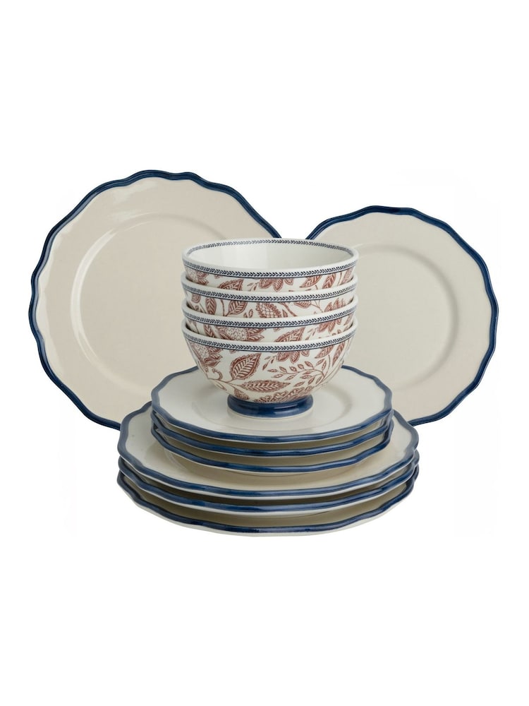 Laura Ashley Terracotta 12 Piece Hedingham Collectables Dinner Set - Image 3 of 3