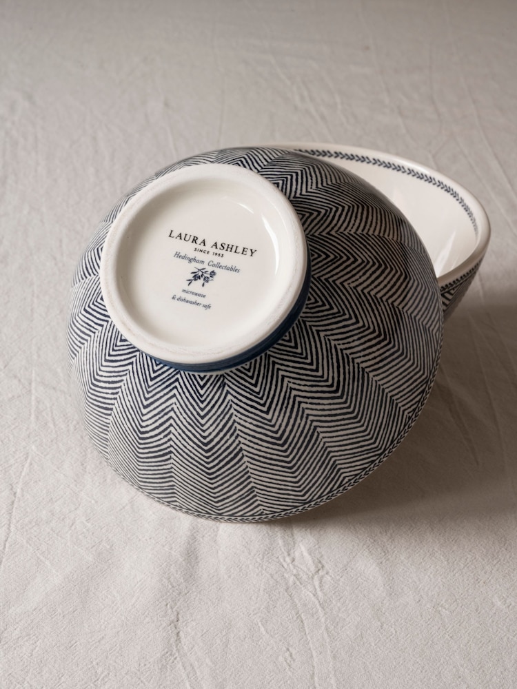 Laura Ashley Set of 2 Blue Edwin Bowls - Image 2 of 3