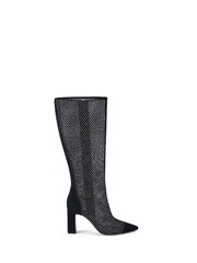 Carvela Hotsox Knee High Point Black Boots - Image 2 of 5
