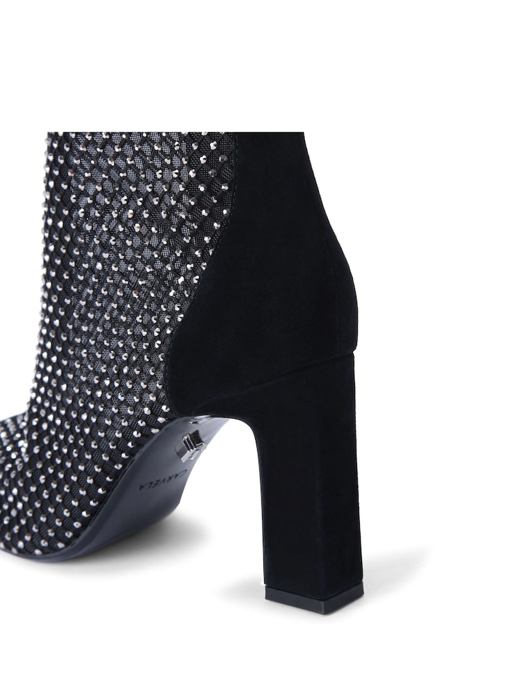 Carvela Hotsox Knee High Point Black Boots - Image 5 of 5