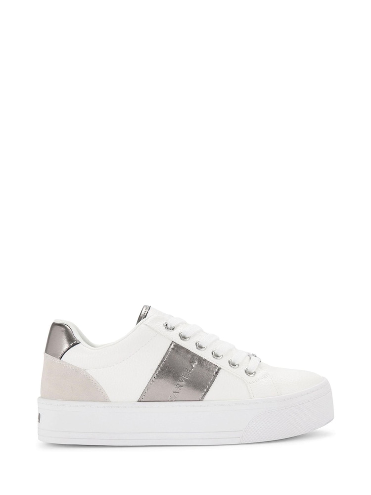 Carvela Natural Cosmic Bubble Trainers - Image 2 of 5