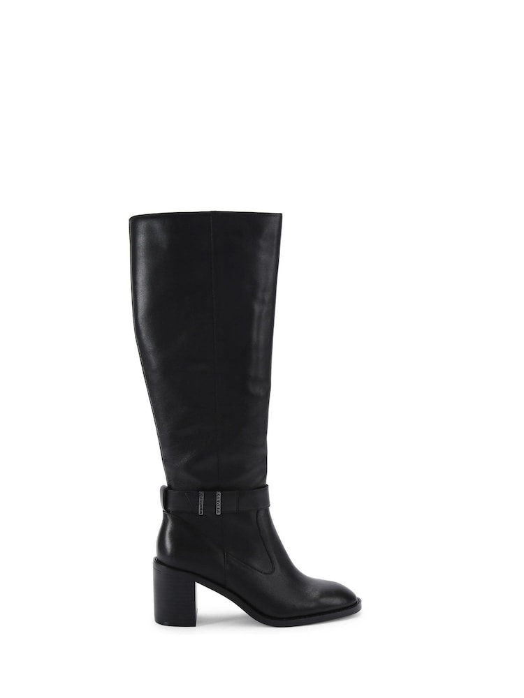 Carvela Stirling Schwarze Stiefel mit hohem Bein - Bild 2 von 5 Carvela Stirling Schwarze Stiefel mit hohem Bein - Bild 2 von 5