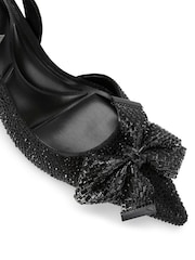 Carvela Regal Bow 2 Slingback Shoes - Image 5 of 5