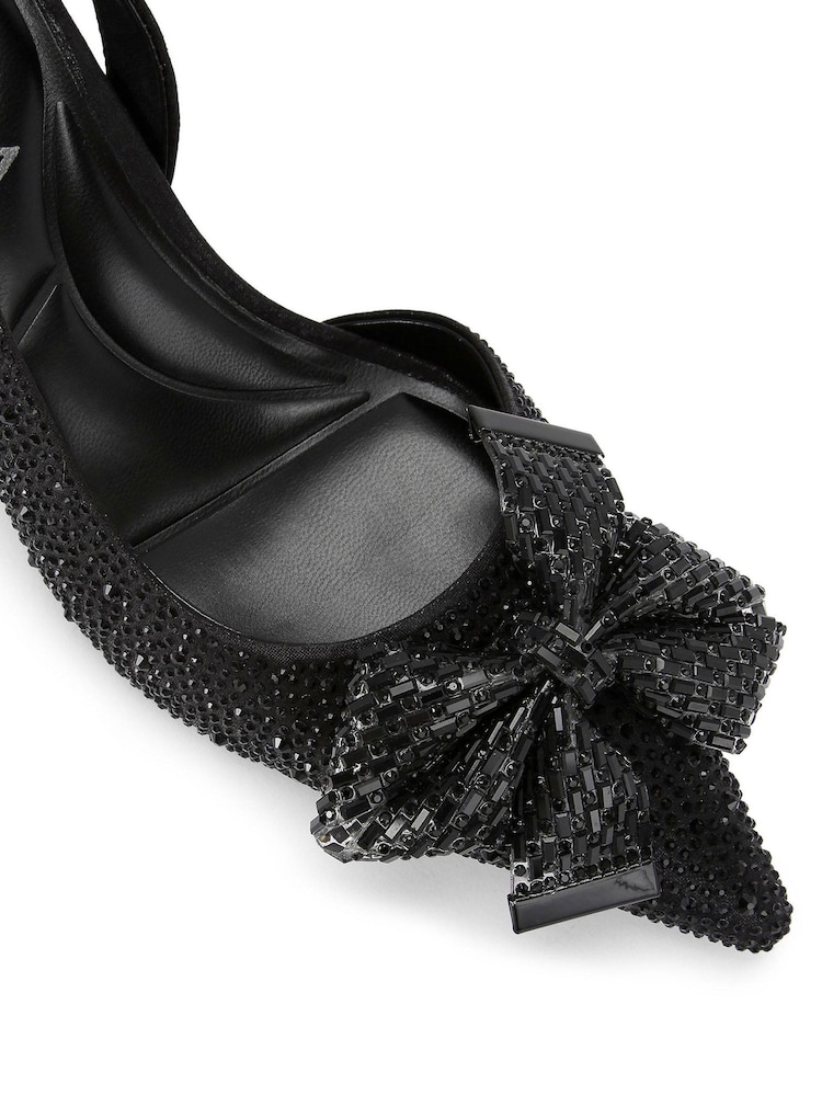 Carvela Regal Bow 2 Slingback Shoes - Image 5 of 5