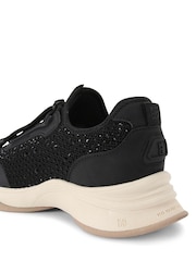 KG Kurt Geiger Kelsie Knit Gem Black Trainers - Image 3 of 4