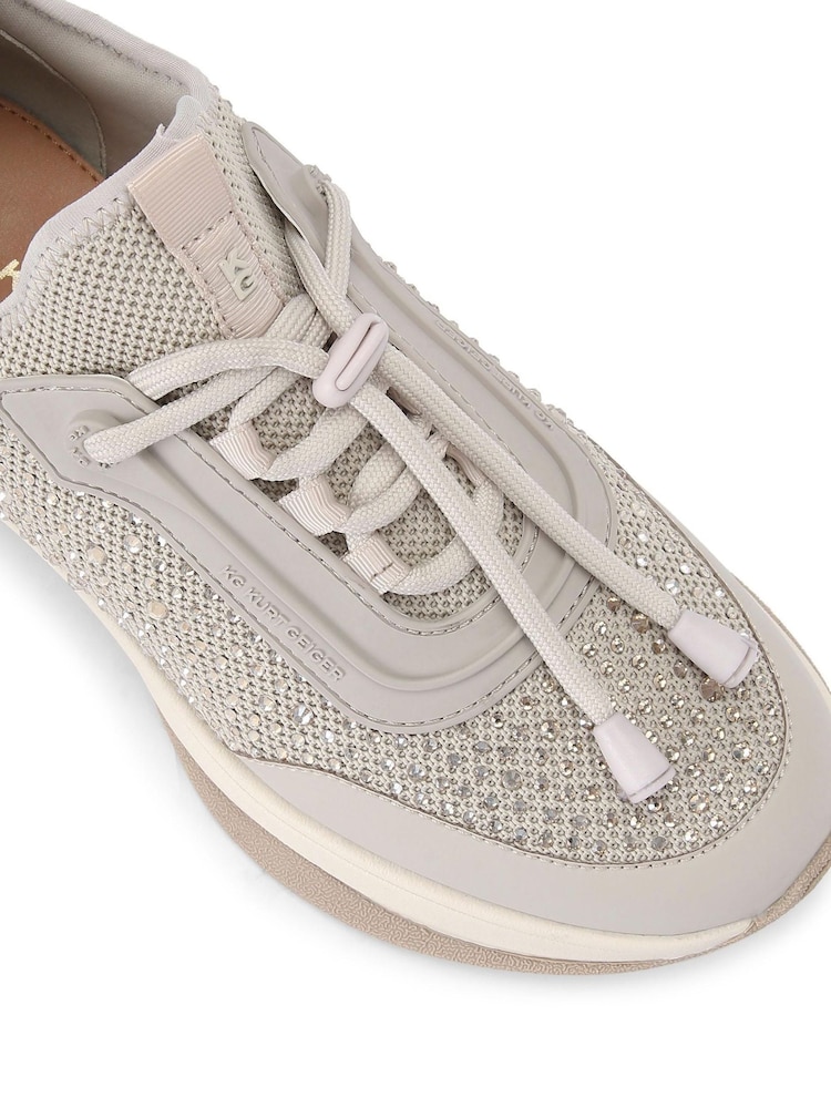 Goli - KG Kurt Geiger Kelsie Knit Gem Black Trainers - Slika 5 iz 5