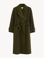 Khaki Green Tabitha Simmons X Next Handsewn Coat - Image 8 of 11