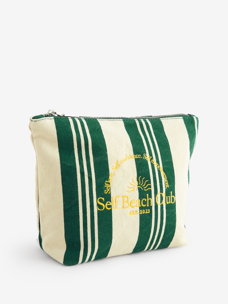 Gestreifte Tasche aus 100 % Baumwolle - Image 1 of 5