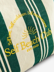 Gestreifte Tasche aus 100 % Baumwolle - Image 5 of 5