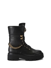 Kurt Geiger London Kensington Combat Black Boots - Image 1 of 4