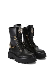 Kurt Geiger London Kensington Combat Black Boots - Image 4 of 4