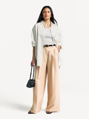 Weekend MaxMara Ivory Veliero Trousers - Image 1 of 11